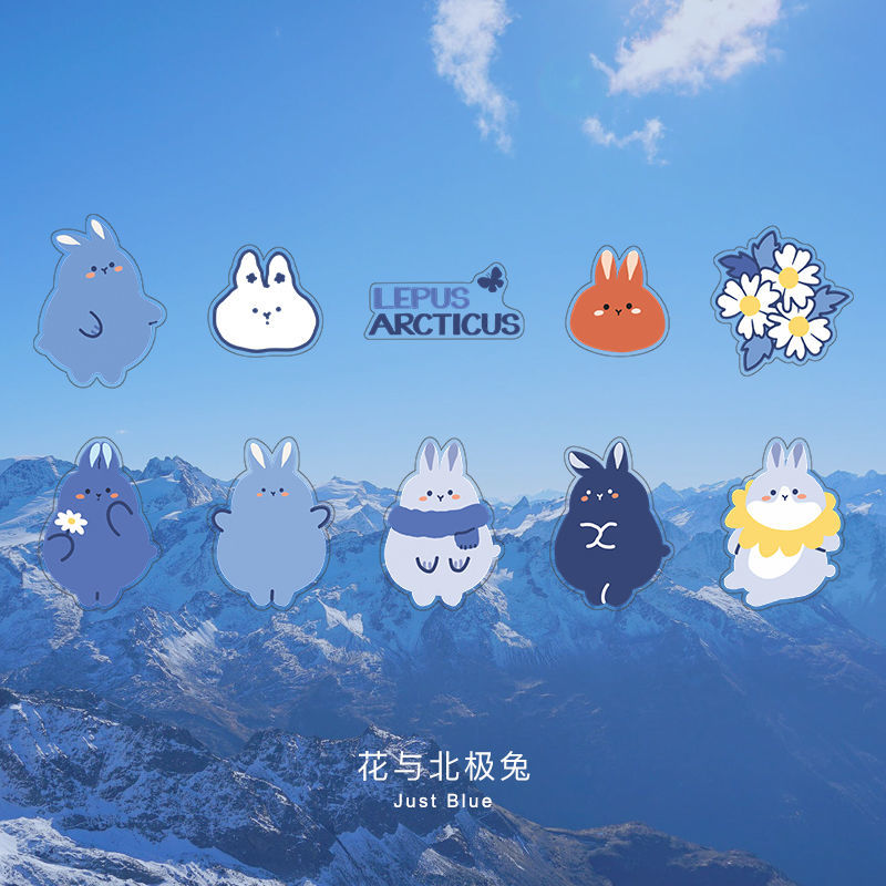 Hand account Sticker Set Blue Island ST4266