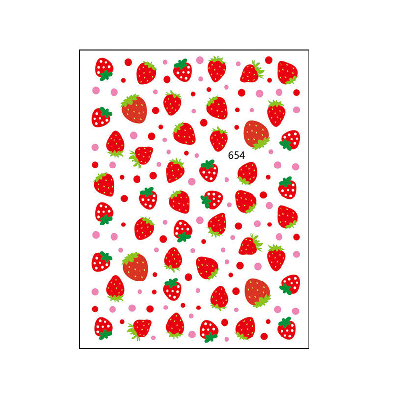 Strawberry Nail Stickers #NA4182