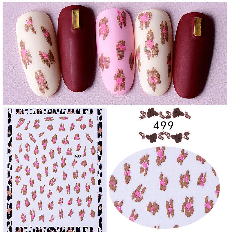 Leopard Nail Art Sticker #s2101