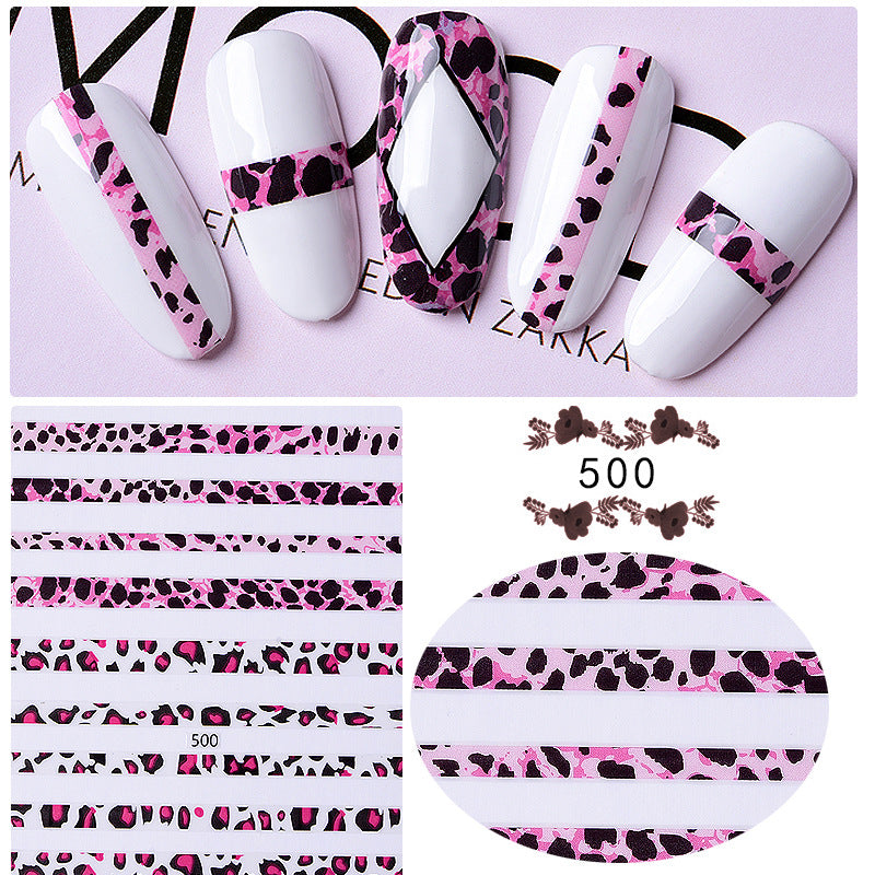Leopard Nail Art Sticker #s2101