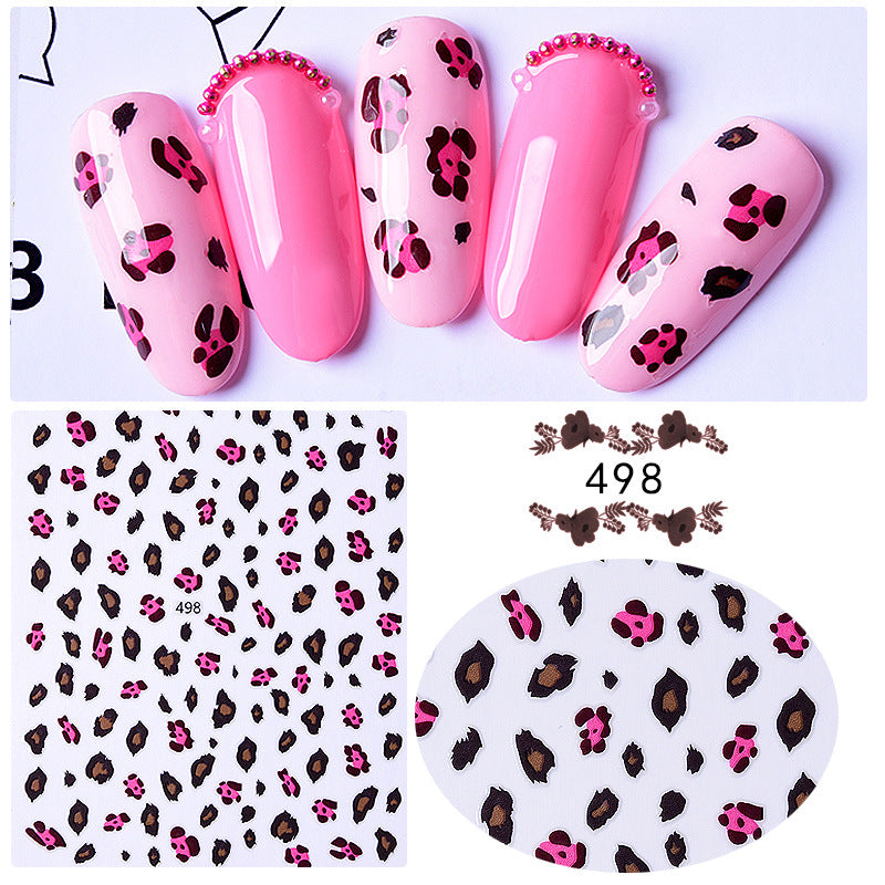 Leopard Nail Art Sticker #s2101