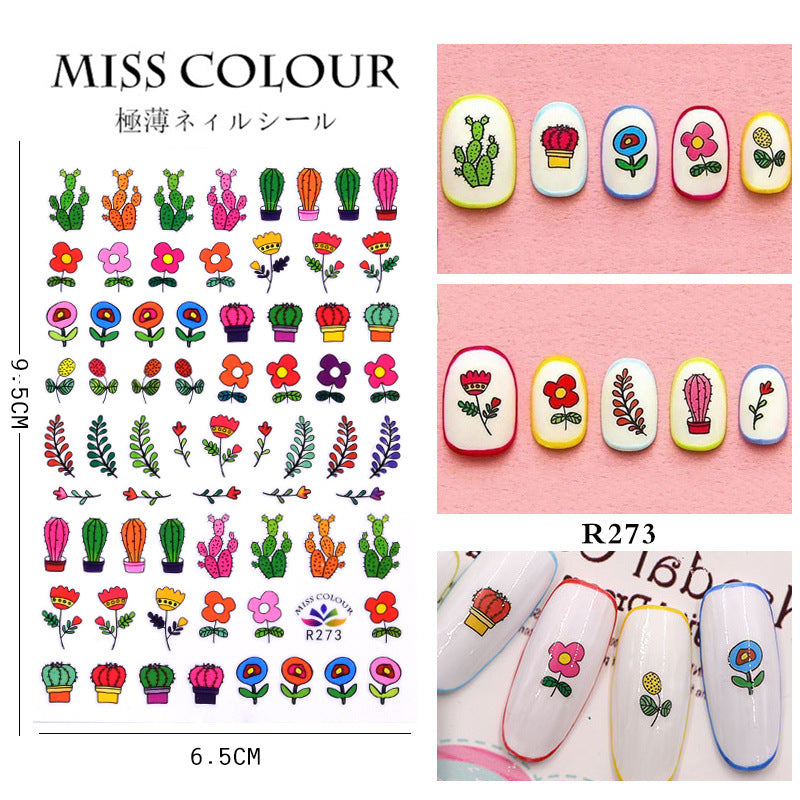 cartoon decorative nail stickers #s5621