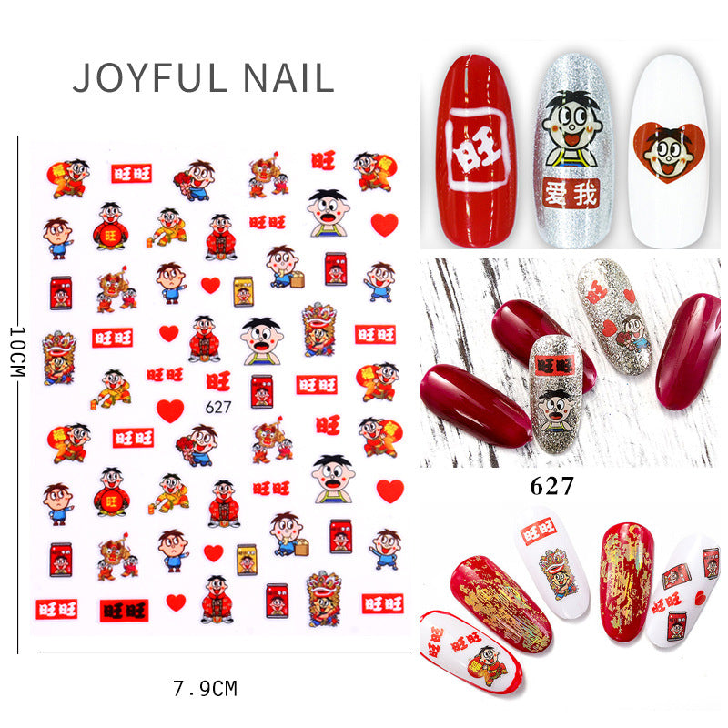 cartoon decorative nail stickers #s5621