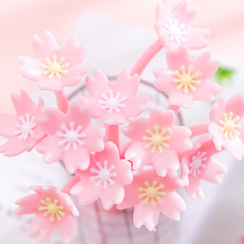 6 Pcs Spring Sakura Flowers Cap Gel Pen – Youeni