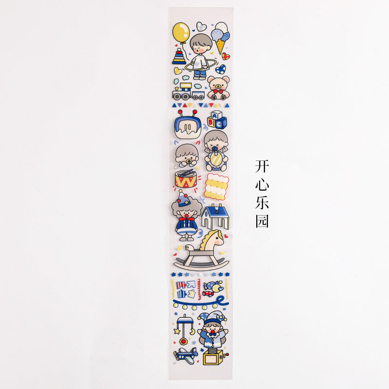 Washi Tape Cut Grils Stickers 6.5cm*39cm #ST02426