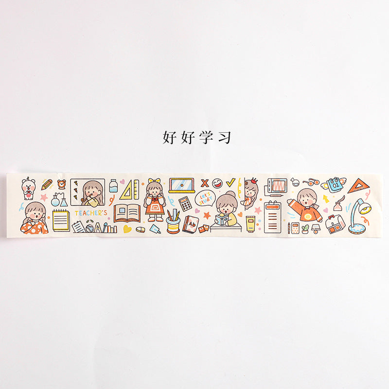 Washi Tape Cut Grils Stickers 6.5cm*39cm #ST02426
