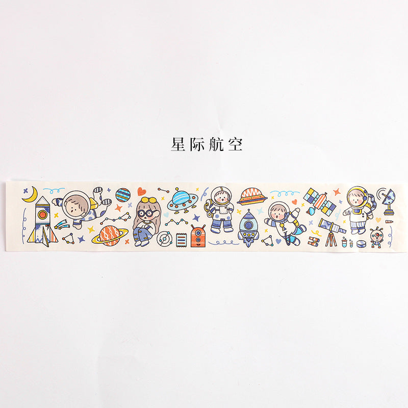 Washi Tape Cut Grils Stickers 6.5cm*39cm #ST02426