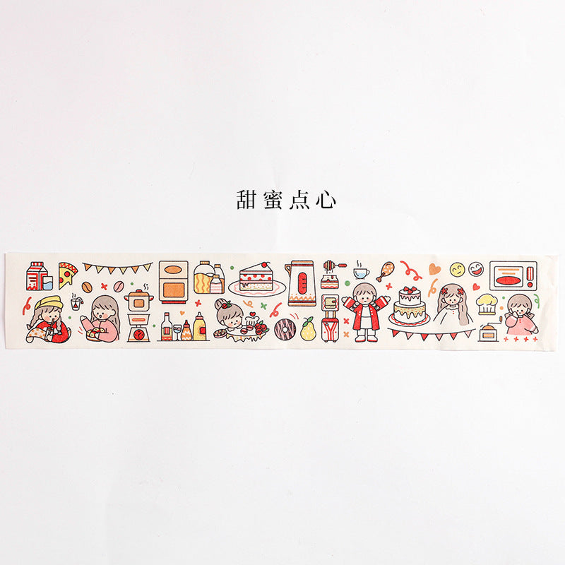 Washi Tape Cut Grils Stickers 6.5cm*39cm #ST02426