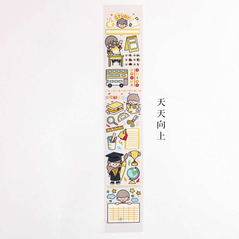 Washi Tape Cut Grils Stickers 6.5cm*39cm #ST02426