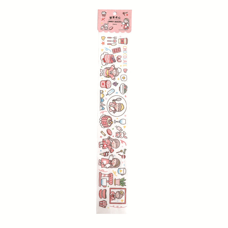 Washi Tape Cut Grils Stickers 6.5cm*39cm #ST02426