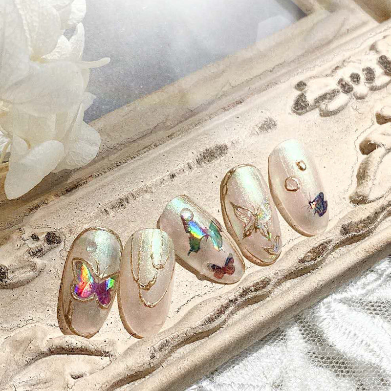 Simulation Laser Butterfly Sticker 3D Waterproof Nail Sticker #s0216