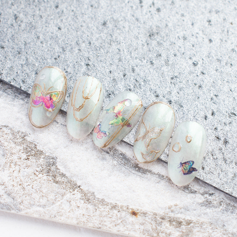Simulation Laser Butterfly Sticker 3D Waterproof Nail Sticker #s0216