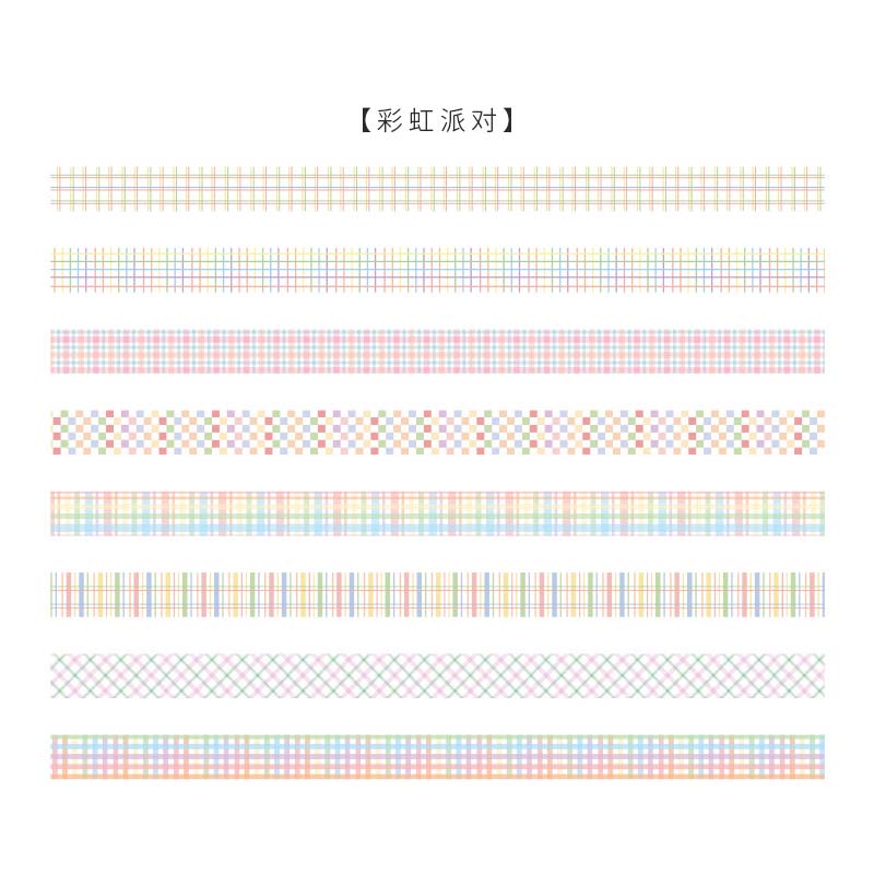 Color Check Set Tape Stickers 8pcs/lot #s5204
