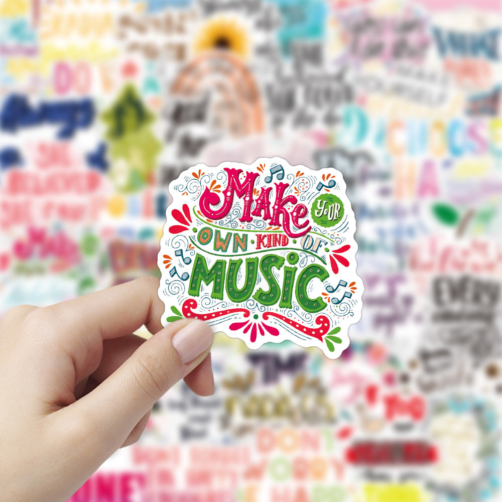 50pcs/lot non-repeating graffiti waterproof stickers #st2345