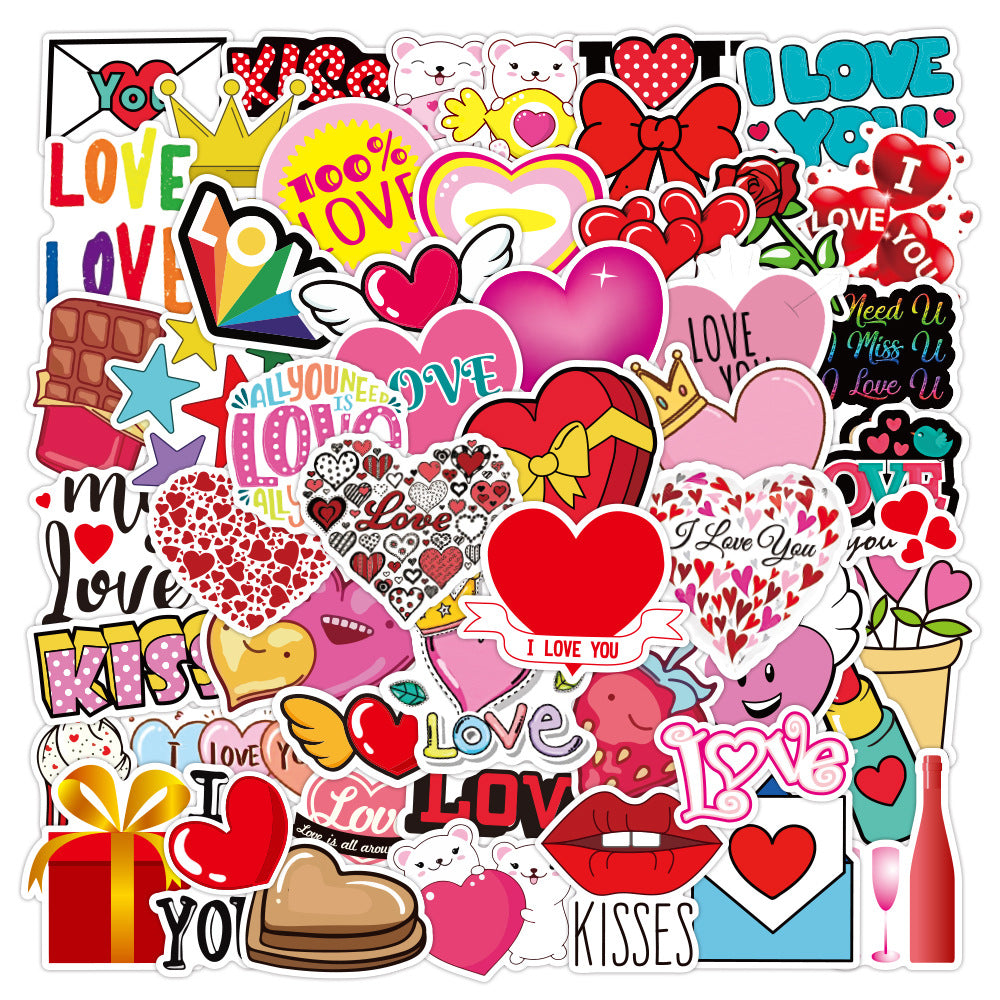50pcs/lot non-repeating graffiti waterproof stickers #st2345