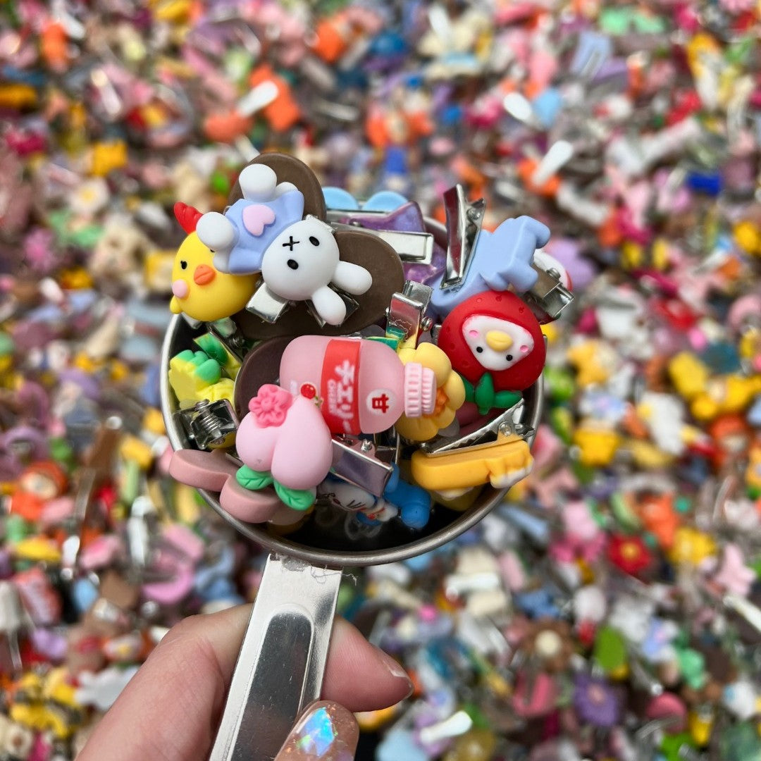 Acrylic Hair Accessories Children Women DIY Manual Bangs Hairpin Side Hair Clip Hairdressing Fringe Hairpin HP188