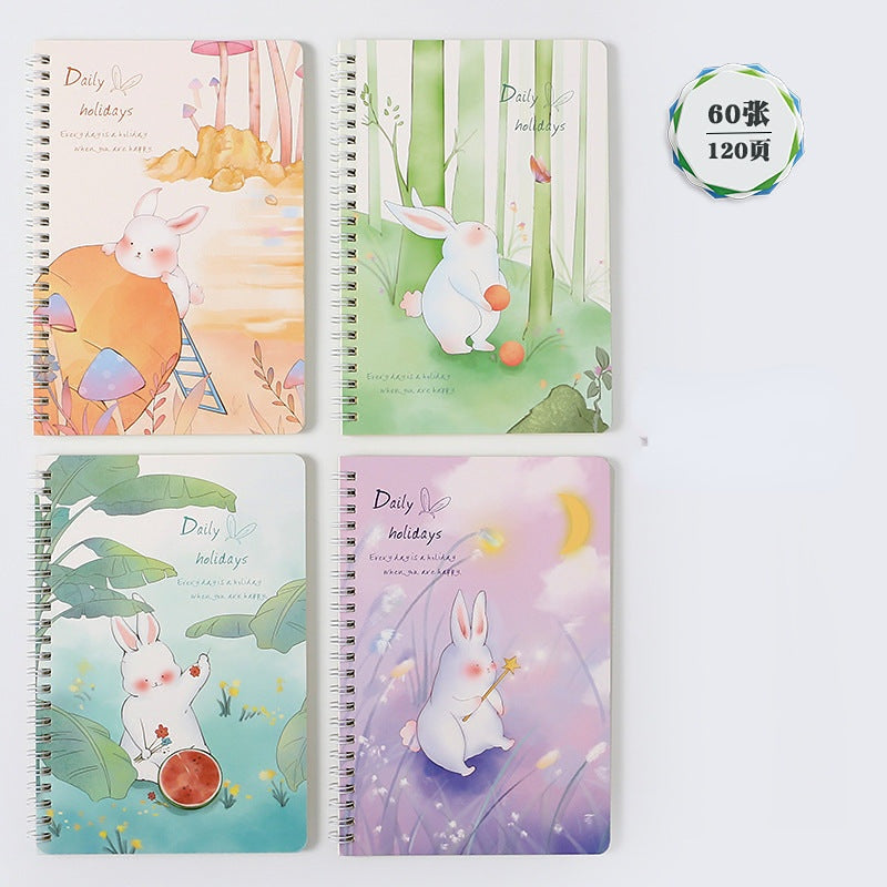 A5 120page thickened horizontal line stationery Notepad #Book8077 4PCS/Lot
