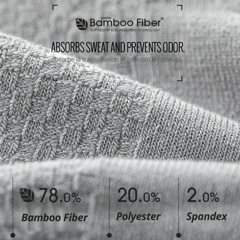 HSS Brand 10 Pairs/Lot Men Bamboo Fiber Socks Men Compression Summer Middle Socks Business Casual Mens Low Sock Big Size EU38-45