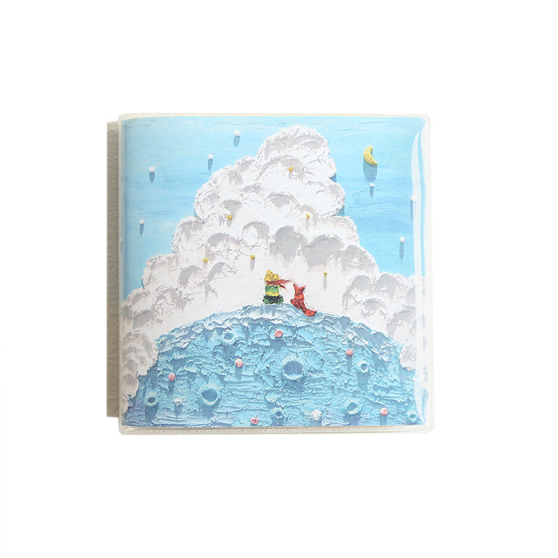 Oil painting Cream Planet series book #B4939