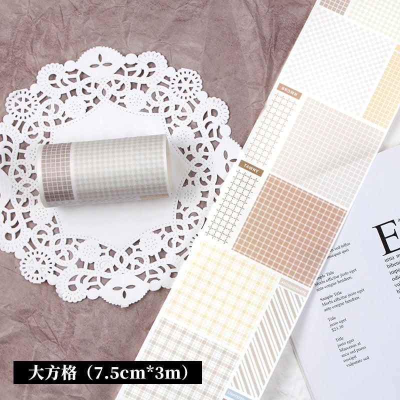 New plaid stripe polka dot sticker 38CM #S2686