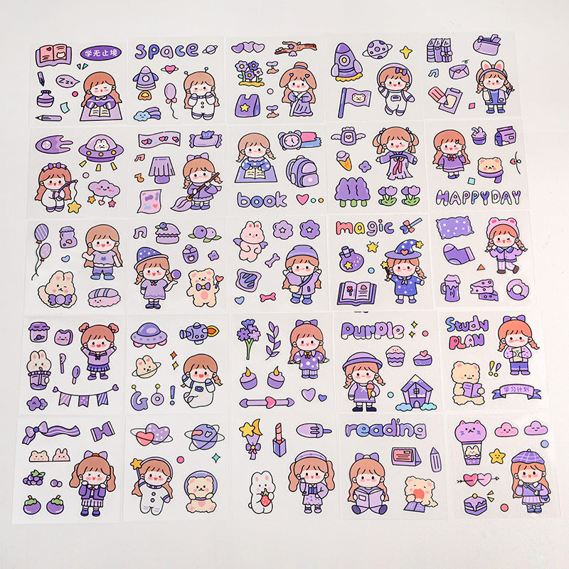 Transparent waterproof sticker 25pcs/lot #st0814