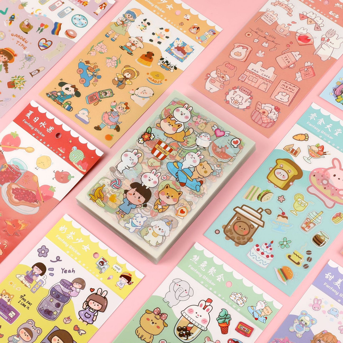 Fantasy cartoon PET sticker 6pcs/lot #s5347