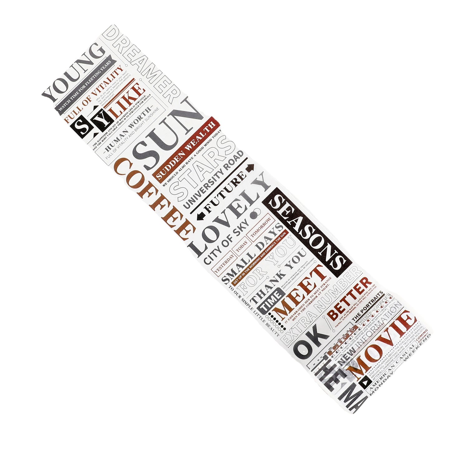 Simple English alphabet hand account DIY decorative material stickers #S1536