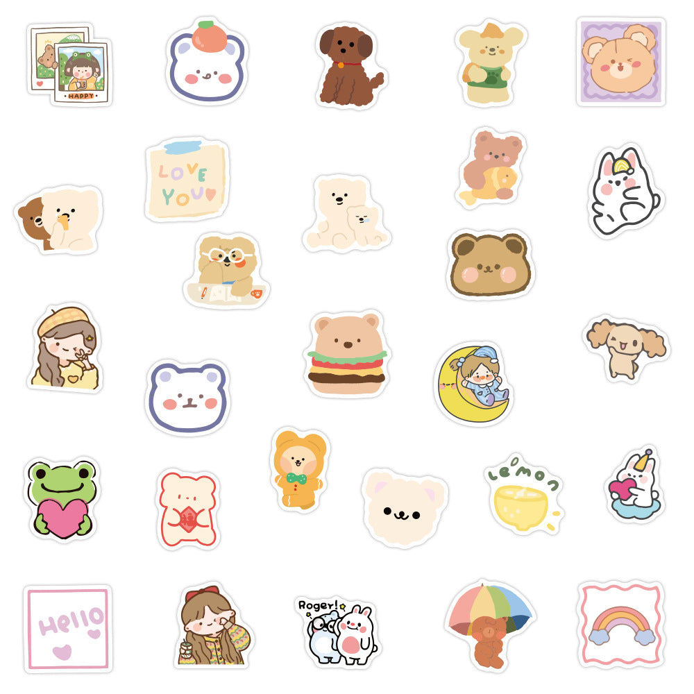 100pcs/lot Bear Stickers#st2862