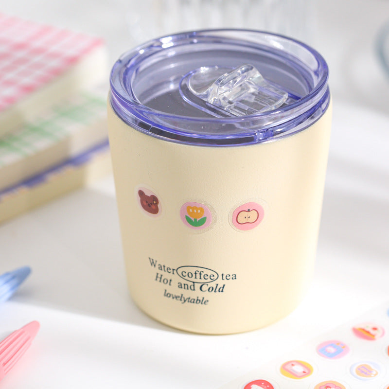 Round cute simple hand account decorative material sticker #S7390