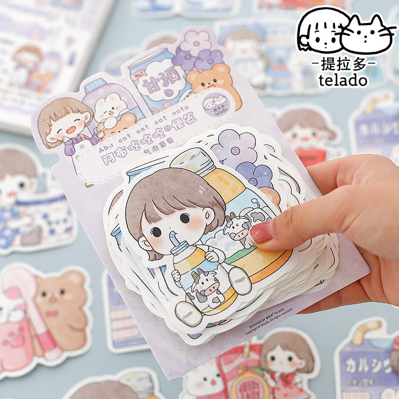 100Pcs/Lot Girls Stickers #ST50979