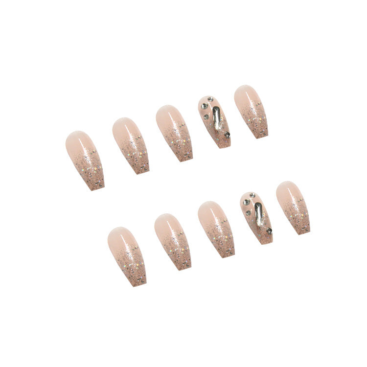 Fake Nail Wearing Nail Removable Nail Patch #N2541