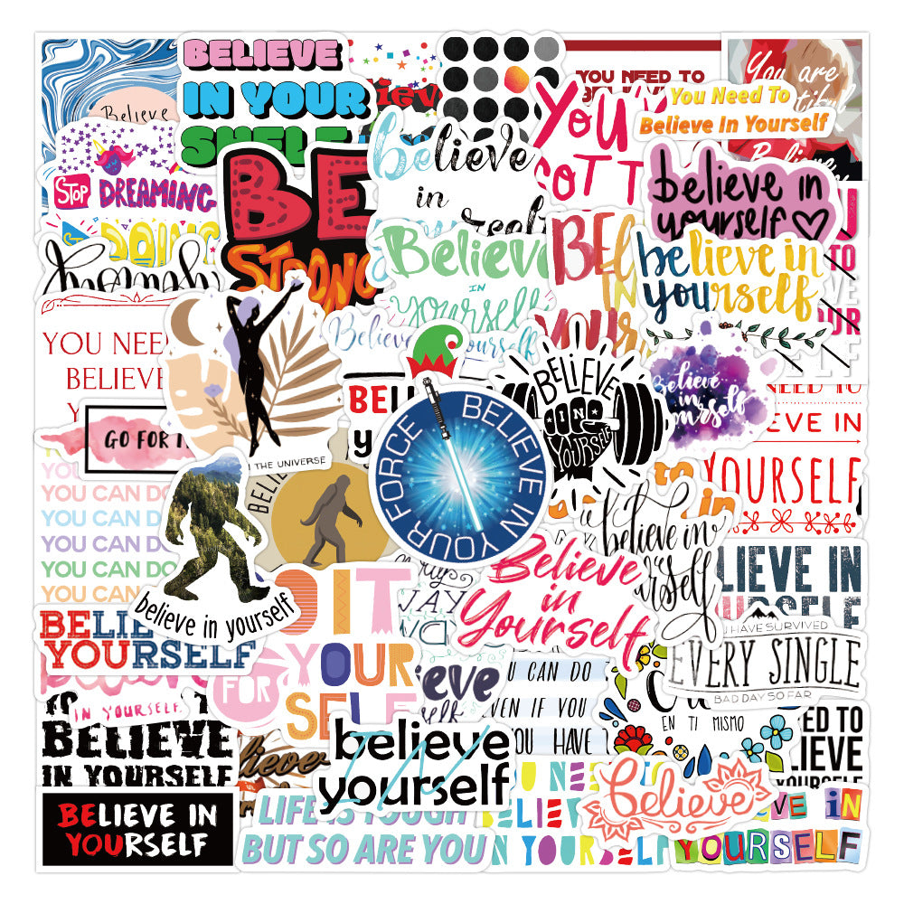 50pcs/lot non-repeating graffiti waterproof stickers #st2345