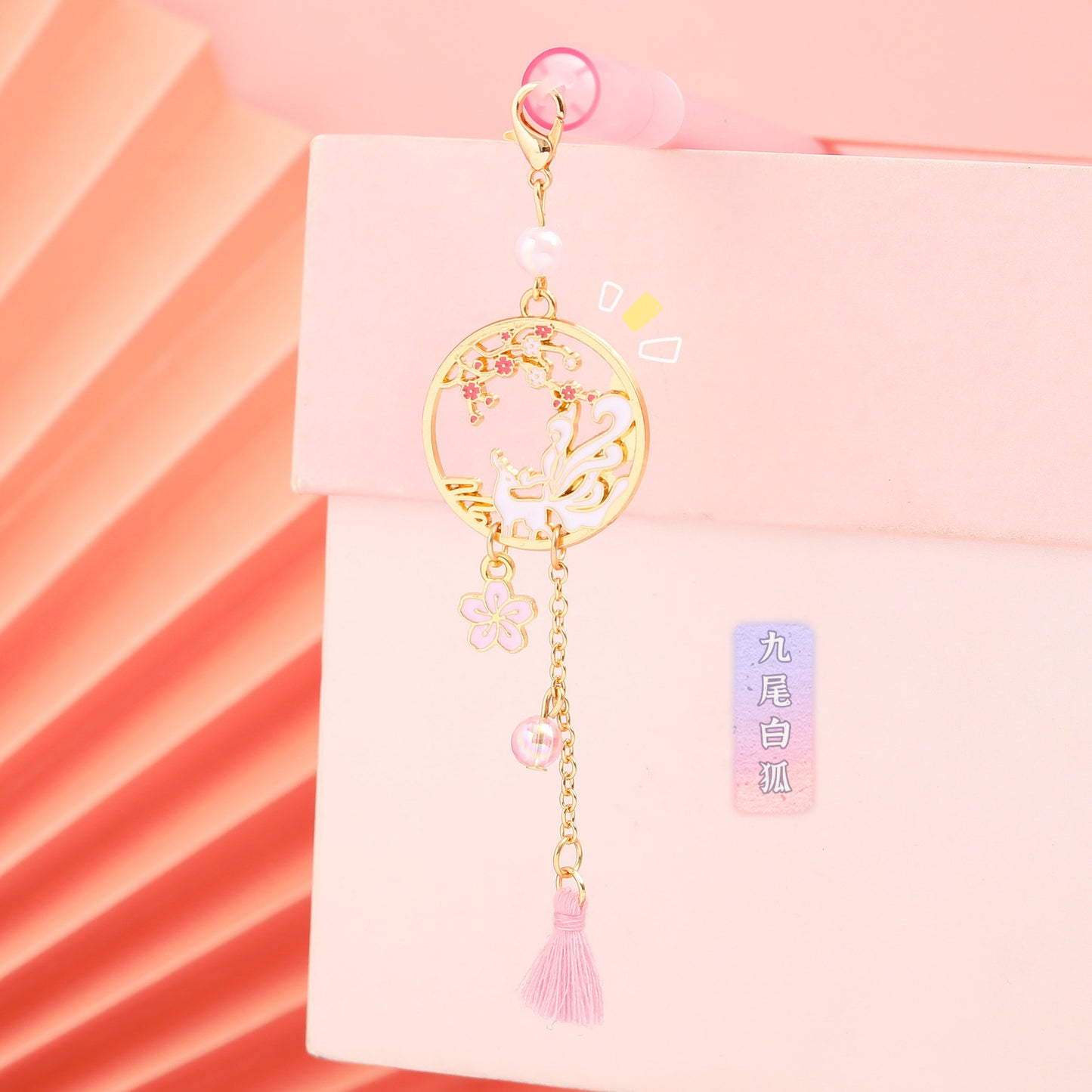 Student stationery pendant pen 0.5 mm black signature pen 2pcs #P4552