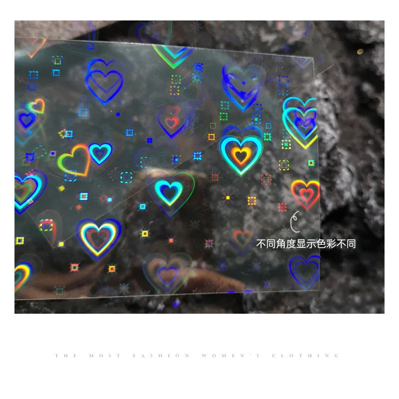 Laser Love Nail Sticker #NA3556