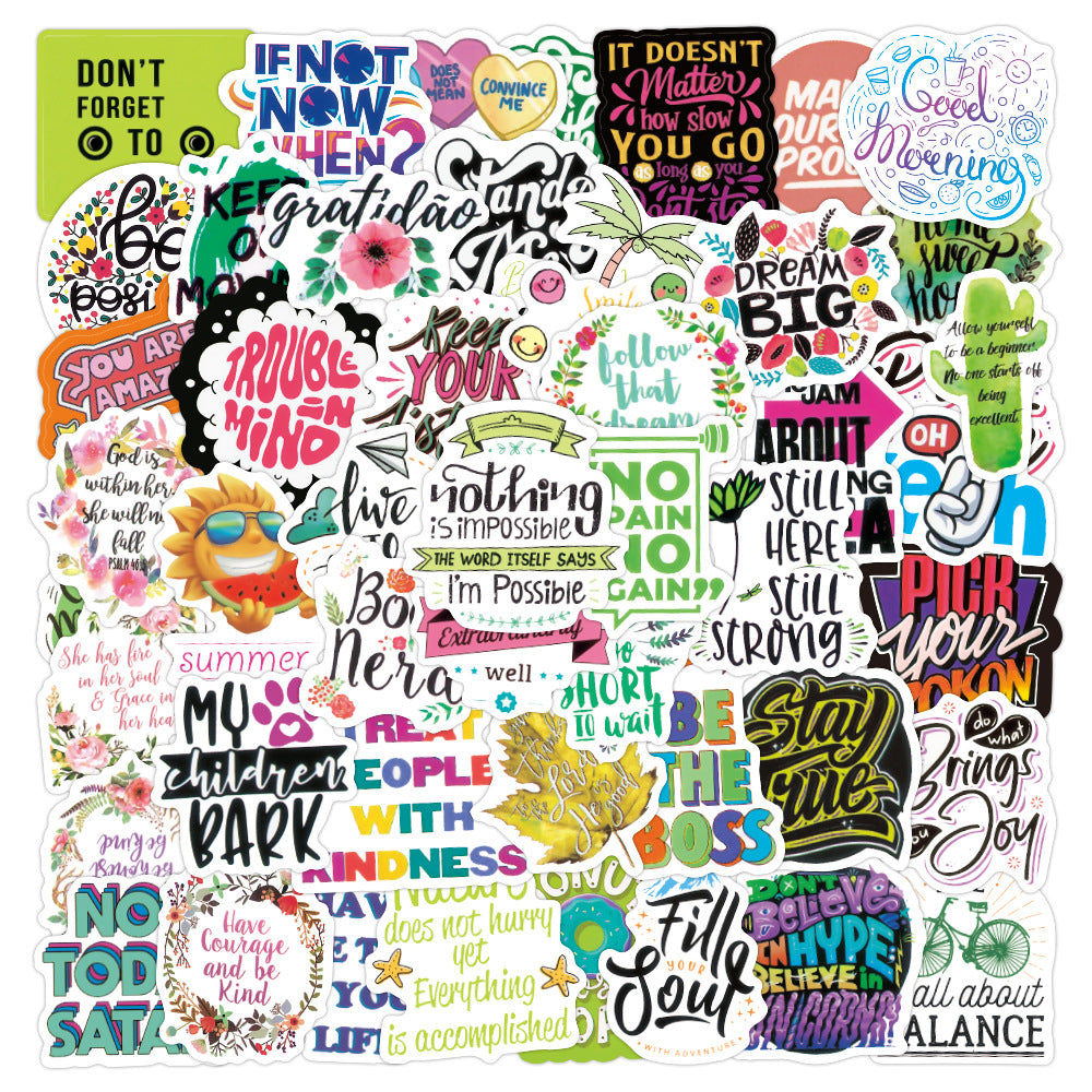 50pcs/lot non-repeating graffiti waterproof stickers #st2345