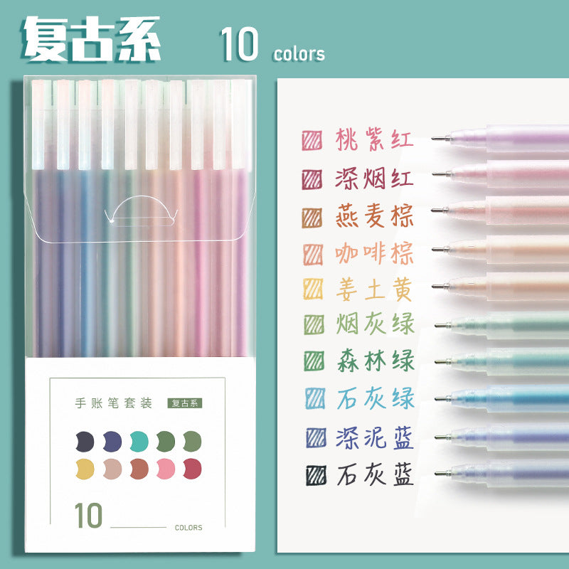 Color hand account pen color marker pen 10pcs/lot #p8158