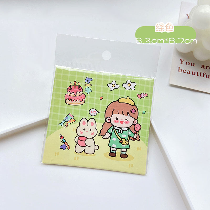 Journal Sticker girls 4PCS/lot #ST9471