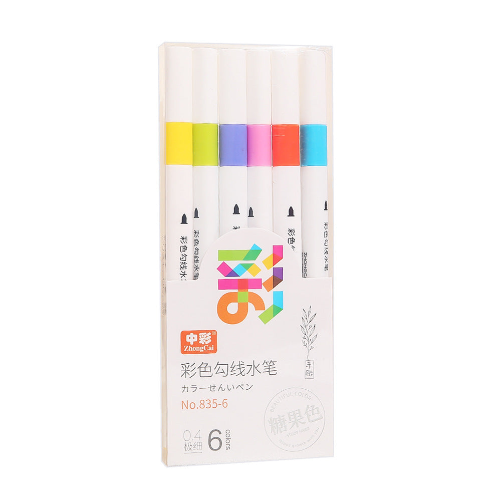 6pcs/lot color liner pen #P8516