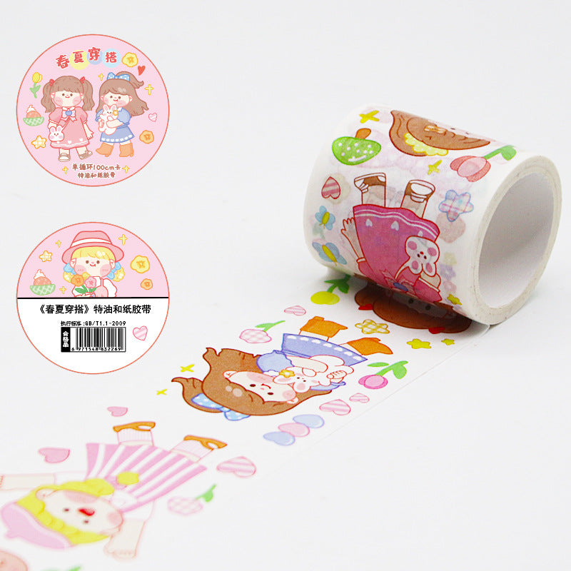 40cm*5m Cute cartoon Washi tape Stickers #st6654
