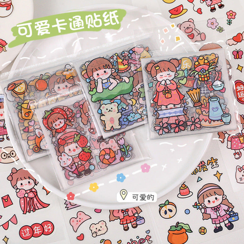 Transparent waterproof sticker 25pcs/lot #st0814