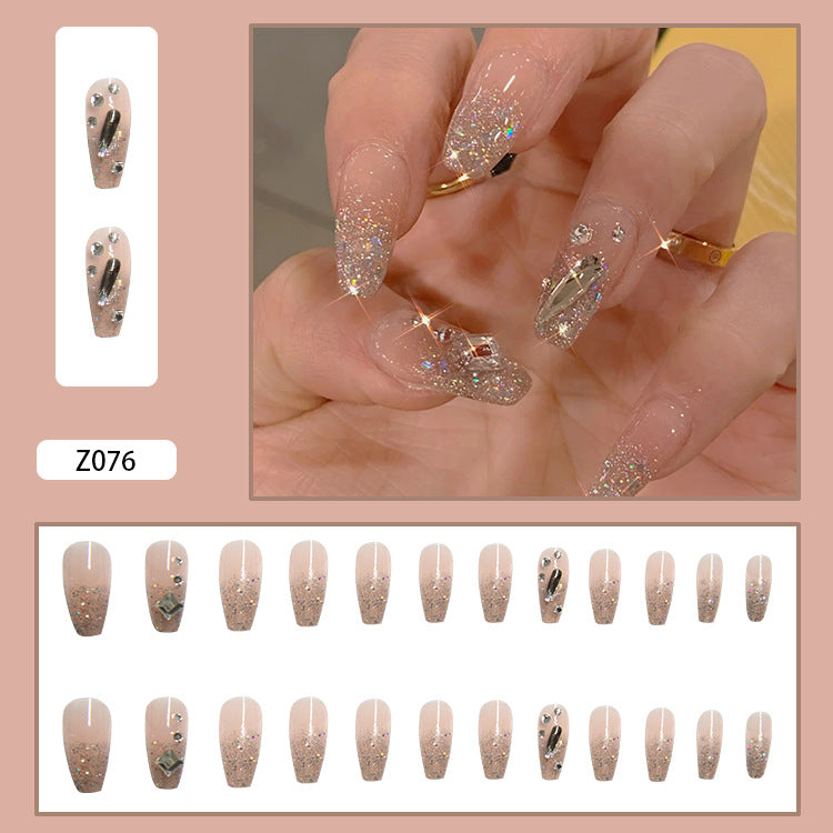 Fake Nail Wearing Nail Removable Nail Patch #N2541