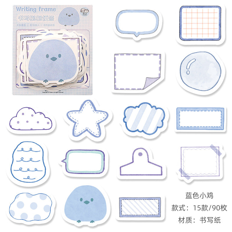 writing box cute girly heart note #N4940