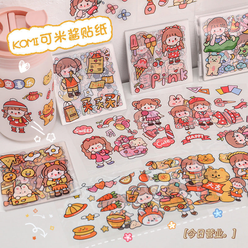 Transparent waterproof sticker 25pcs/lot #st0814