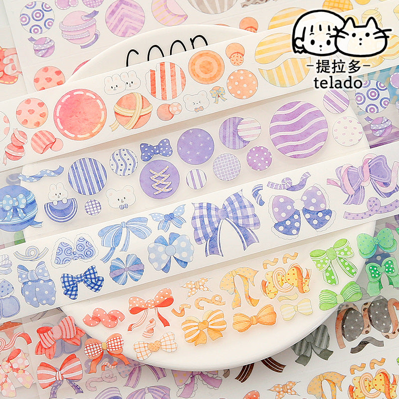 colorful tape stickers 3cm*80cm #st9074