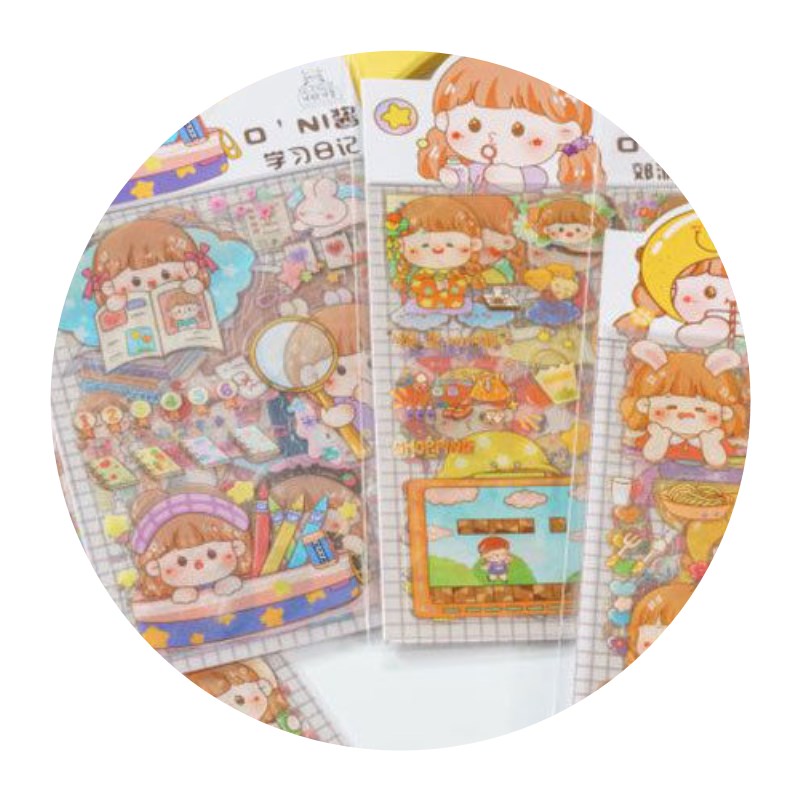 Stickers 4PCS A6 size 105mmX148mm #ST0204