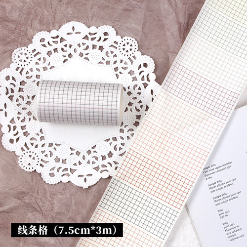 New plaid stripe polka dot sticker 38CM #S2686