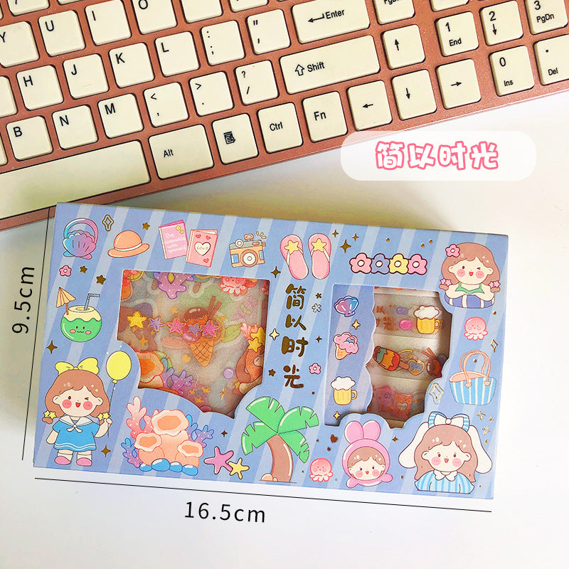 Tape Gift Box Sticker Set#st642117676834