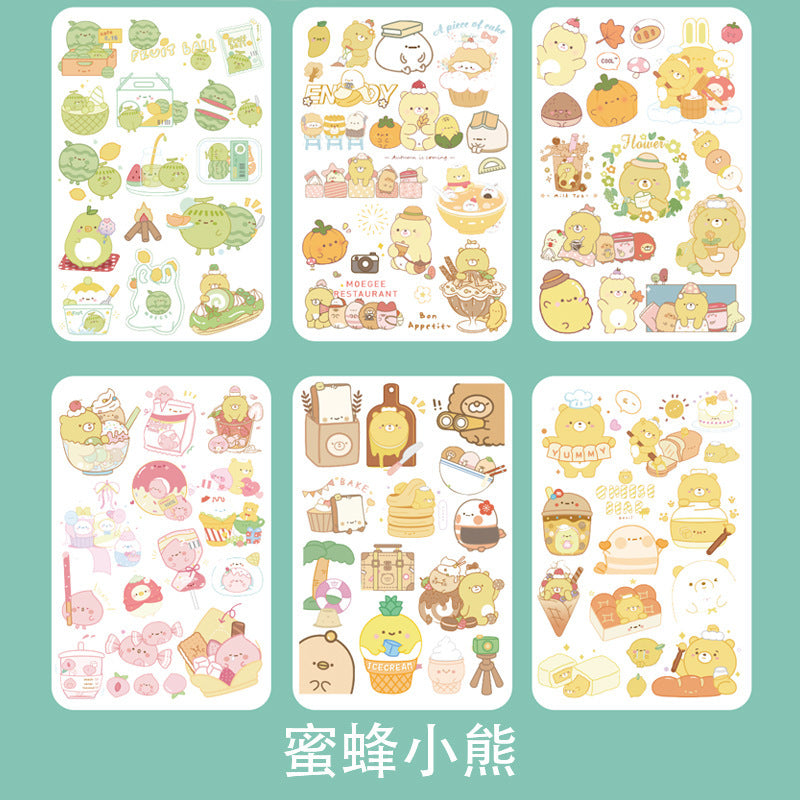 Fantasy cartoon PET sticker 6pcs/lot #s5347