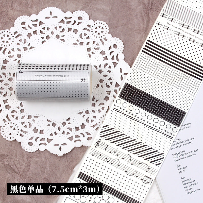 New plaid stripe polka dot sticker 38CM #S2686