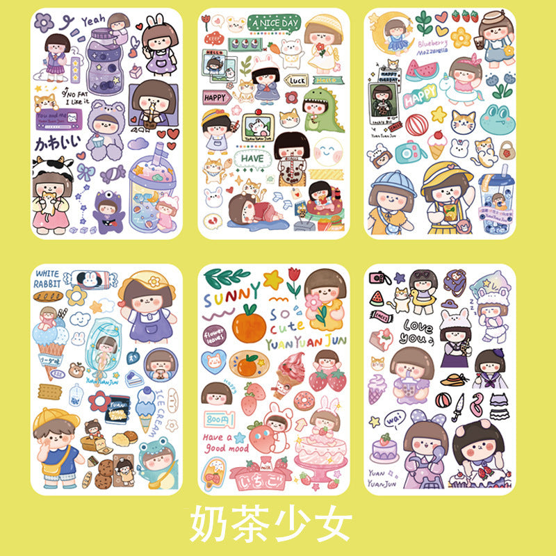 Fantasy cartoon PET sticker 6pcs/lot #s5347